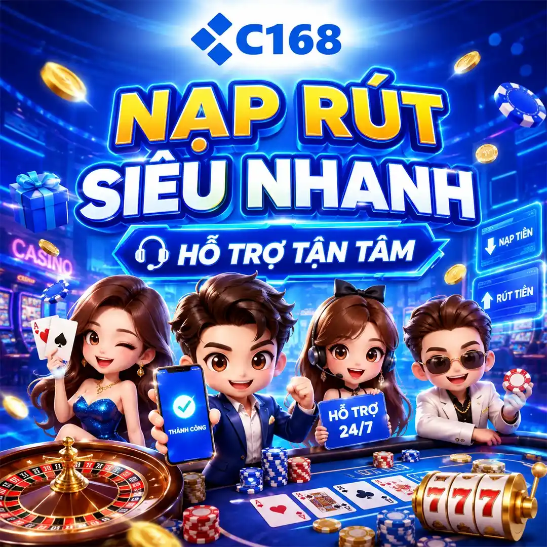 nạp rút siêu tốc tại c168